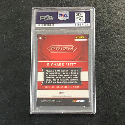 2016 Panini Prizm Champions #72 Richard Petty Signed Card AUTO PSA Slabbed Nasca