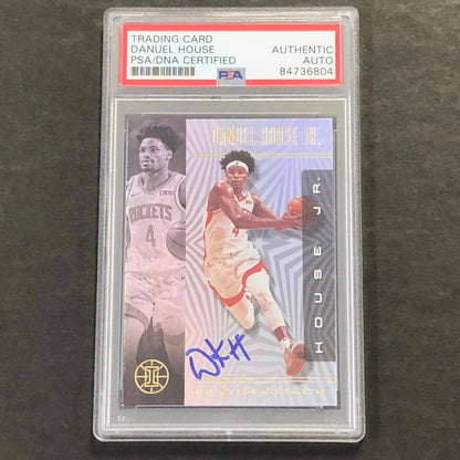 2019-20 Panini Illusions #82 DANUEL HOUSE Signed Card AUTO PSA Slabbed Rockets