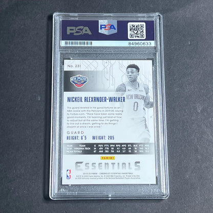 2019-20 Panini Chronicles Essentials #231 Nickeil Alexander-Walker Signed Card A