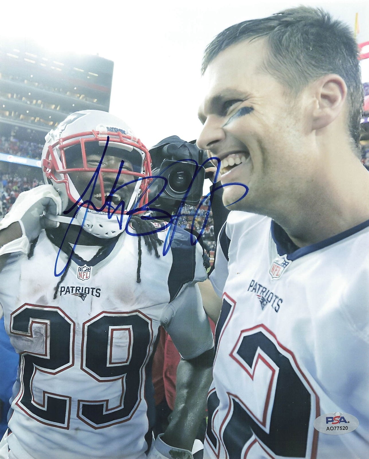 LeGarrette Blount signed 8x10 photo PSA/DNA Autographed Patriots