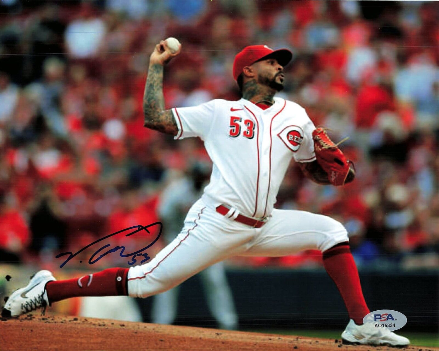 VLADIMIR GUTIERREZ signed 8x10 photo PSA/DNA Cincinnati Reds Autographed