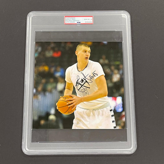 Nikola Jokic Signed Photo PSA/DNA Encapsulated AUTO GRADE 10 Denver Nuggets Auto