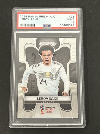 2018 Panini Prizm World Cup #93 Leroy Sane PSA 9