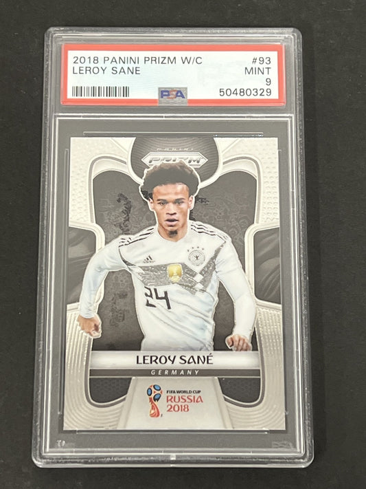 2018 Panini Prizm World Cup #93 Leroy Sane PSA 9