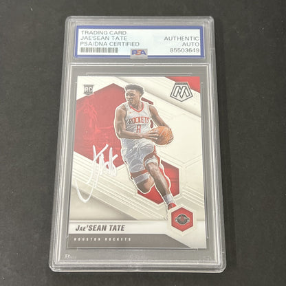 2020-21 Panini Mosaic Basketball #214 Jae'Sean Tate signed card