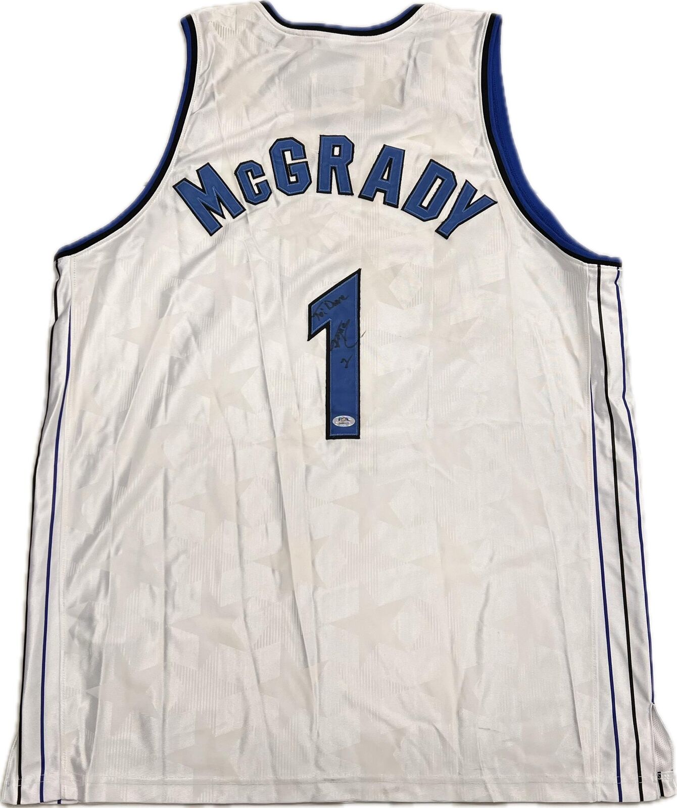 Tracy McGrady signed jersey PSA/DNA Orlando Magic Autographed