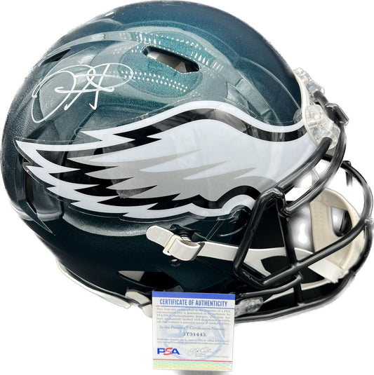 Jalen Hurts Signed Full Size Speed Authentic Helmet PSA/DNA Eagles Autographed