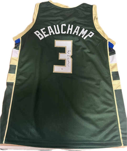 Marjon Beachchamp signed jersey PSA/DNA Milwaukee Bucks Autographed