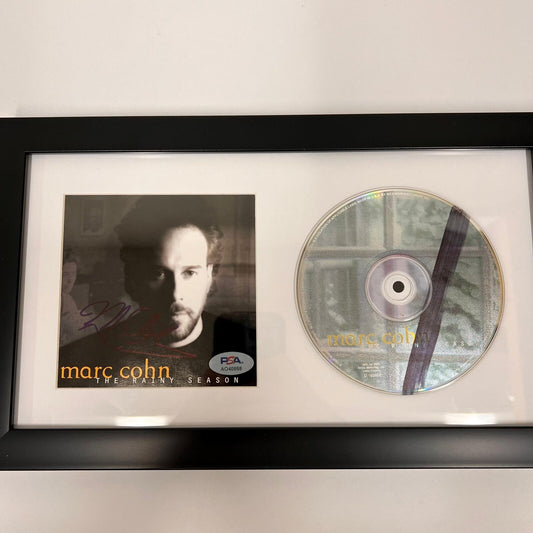 Marc Cohn Signed The Rainy Season Album CD Cover Framed PSA/DNA Autographed Musi