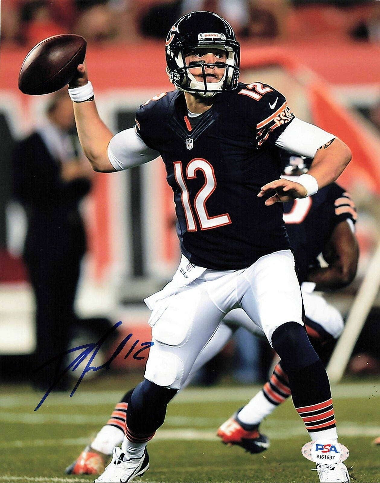 David Fales Signed 8x10 photo PSA/DNA Chicago Bears Autographed