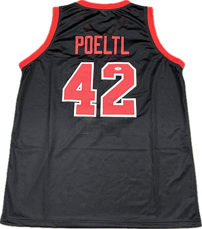 Jakob Poeltl signed jersey PSA/DNA Utah Utes Autographed