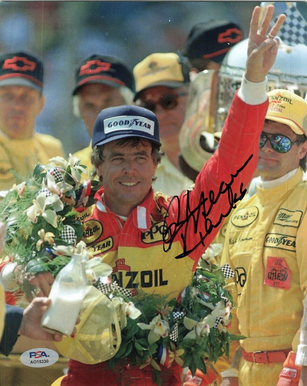 Rick Mears signed 8x10 photo PSA/DNA Autographed Nascar