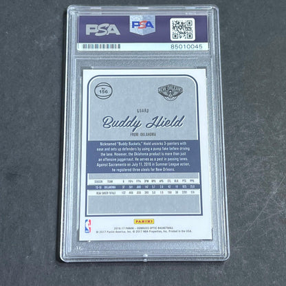 2016-17 Optic Panini #156 Buddy Hield Signed Card AUTO PSA Slabbed Pelicans RC