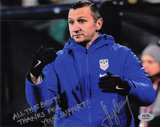Vlatko Andonovski signed 8x10 photo PSA/DNA Autographed