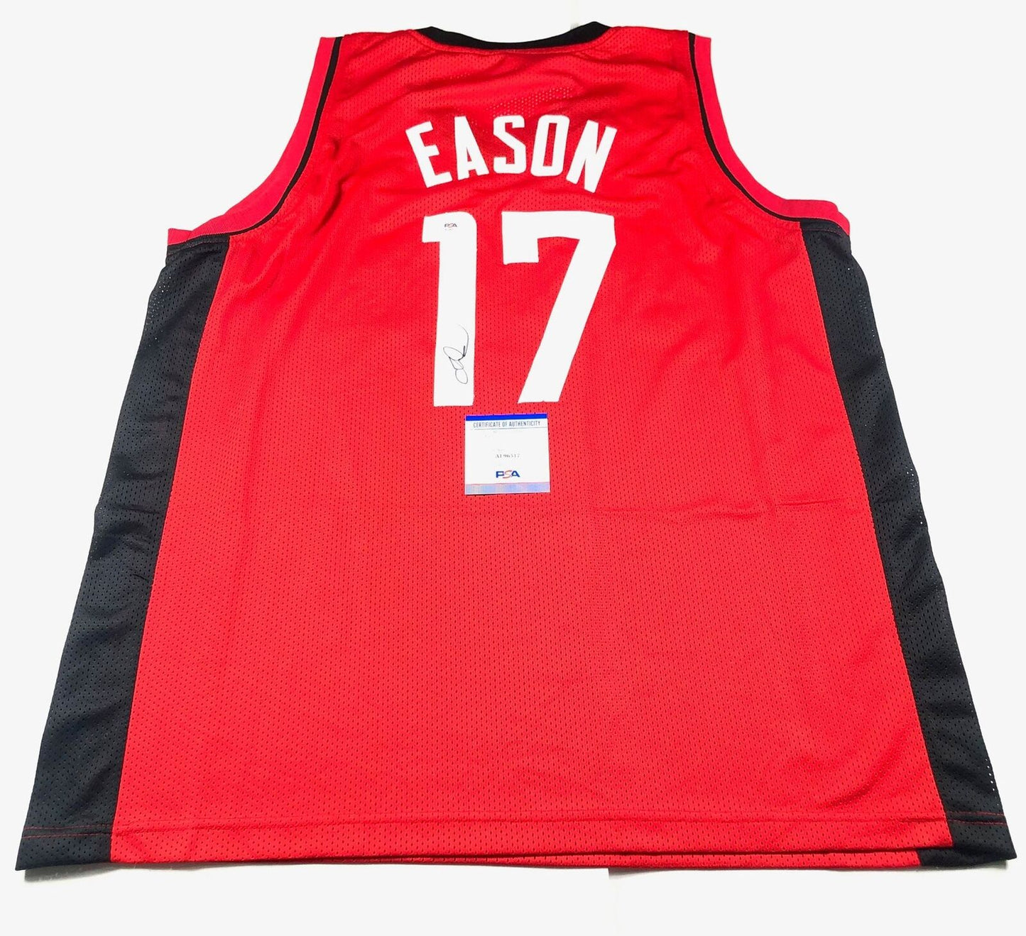 TARI EASON signed jersey PSA/DNA Houston Rockets Autographed