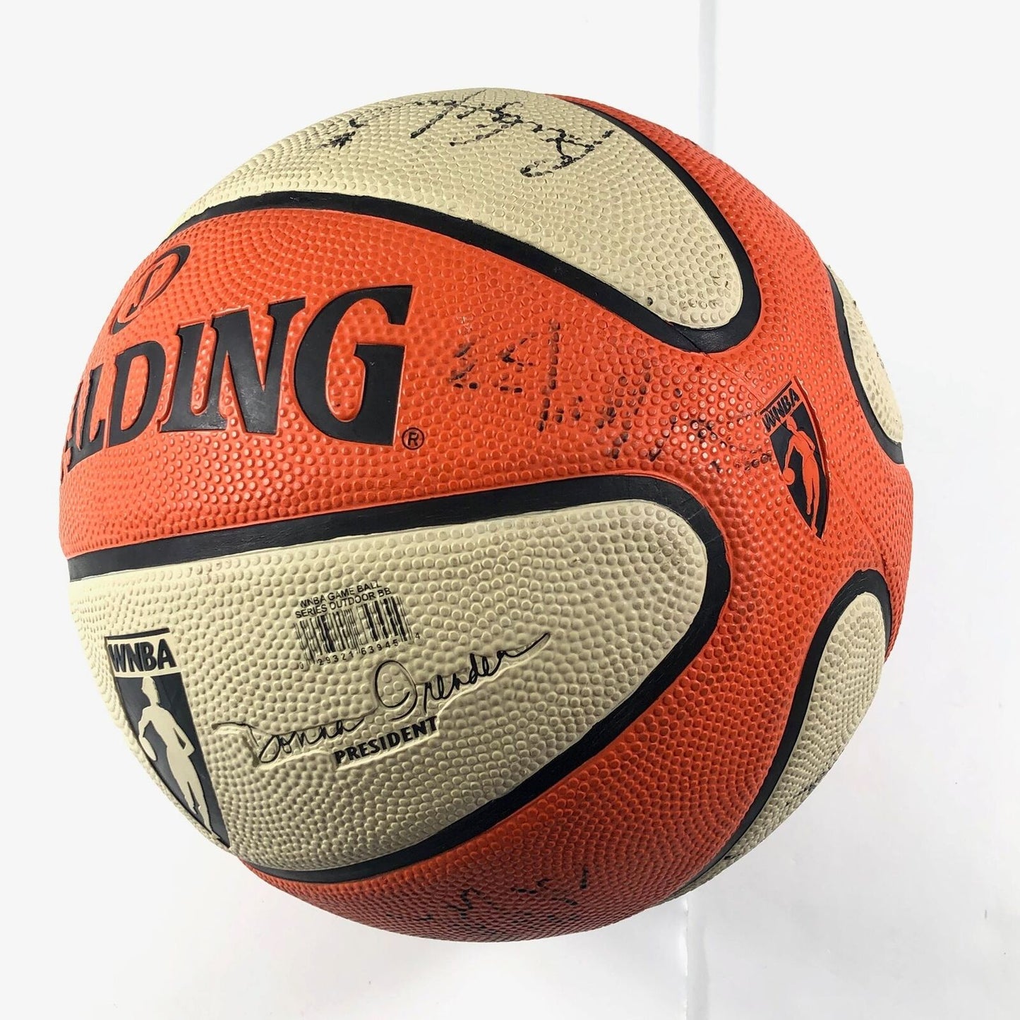 2008 San Antonio Silver Stars Team Signed Basketball PSA/DNA Autographed Ball LO