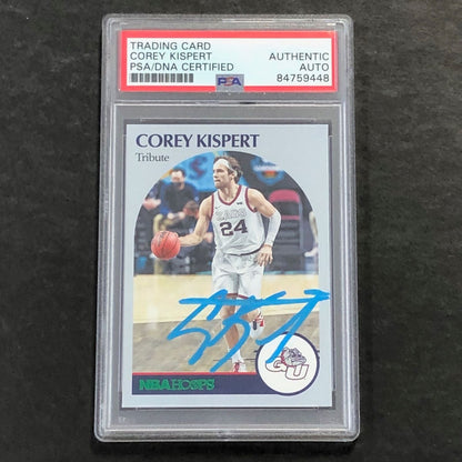 2021 Panini Chronicles Hoops #58 COREY KISPERT Signed Card AUTO PSA Slabbed Gonz