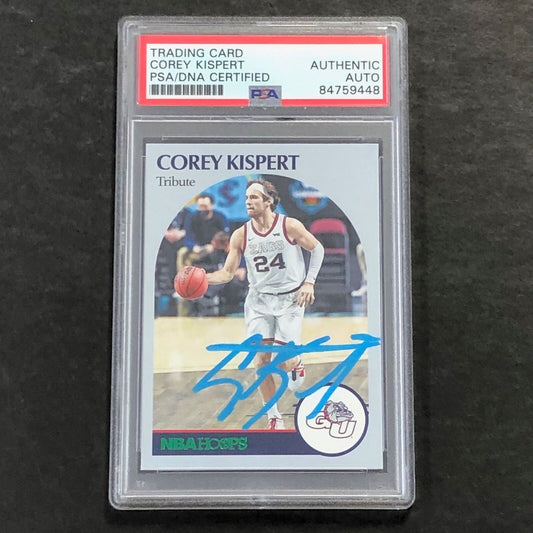 2021 Panini Chronicles Hoops #58 COREY KISPERT Signed Card AUTO PSA Slabbed Gonz