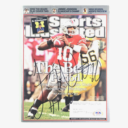 Troy Smith Signed SI Magazine PSA/DNA Ohio State Autographed Heisman