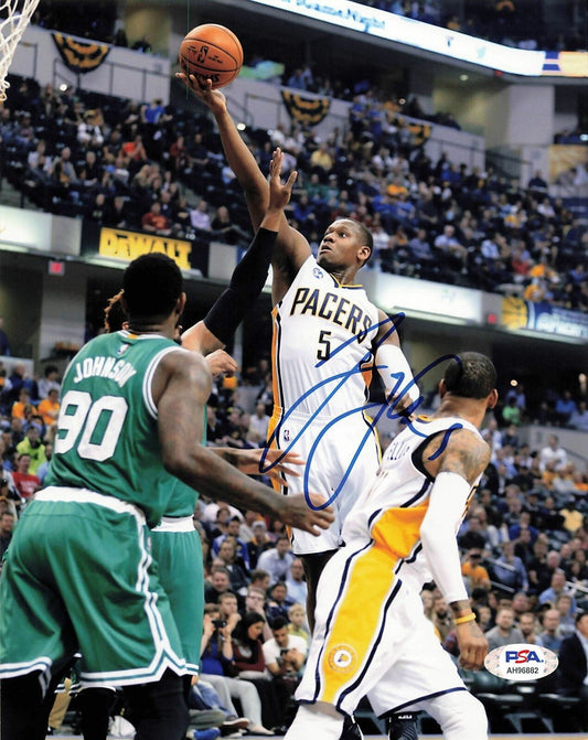 LAVOY ALLEN Signed 8x10 photo PSA/DNA Indiana Pacers Autographed