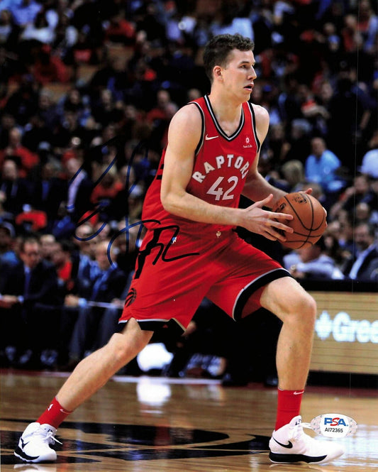 JAKOB POELTL signed 8x10 photo PSA/DNA Toronto Raptors Autographed