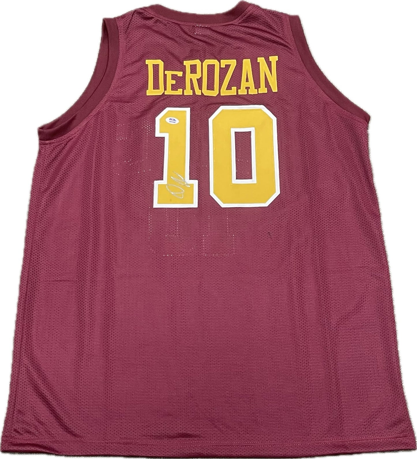 DeMar DeRozan Signed Jersey PSA USC Trojans Autographed