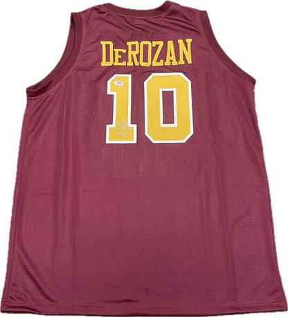DeMar DeRozan Signed Jersey PSA USC Trojans Autographed