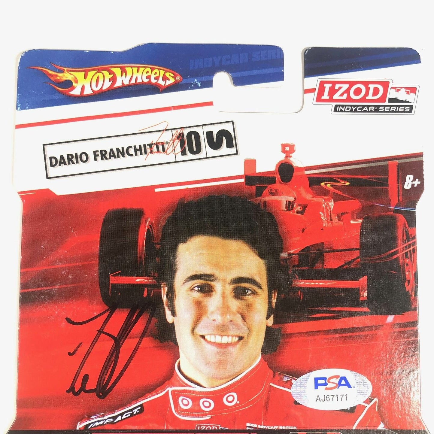 DARIO FRANCHITTI Signed Hot Wheels Toybox PSA/DNA Racing