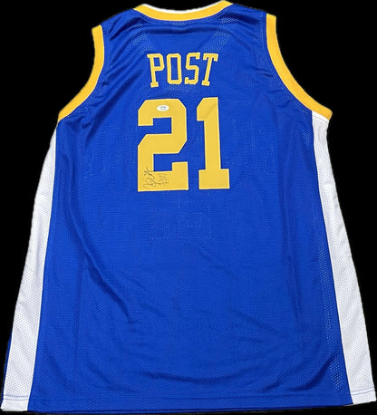 Quinten Post Signed Jersey PSA Golden State Warriors Autographed
