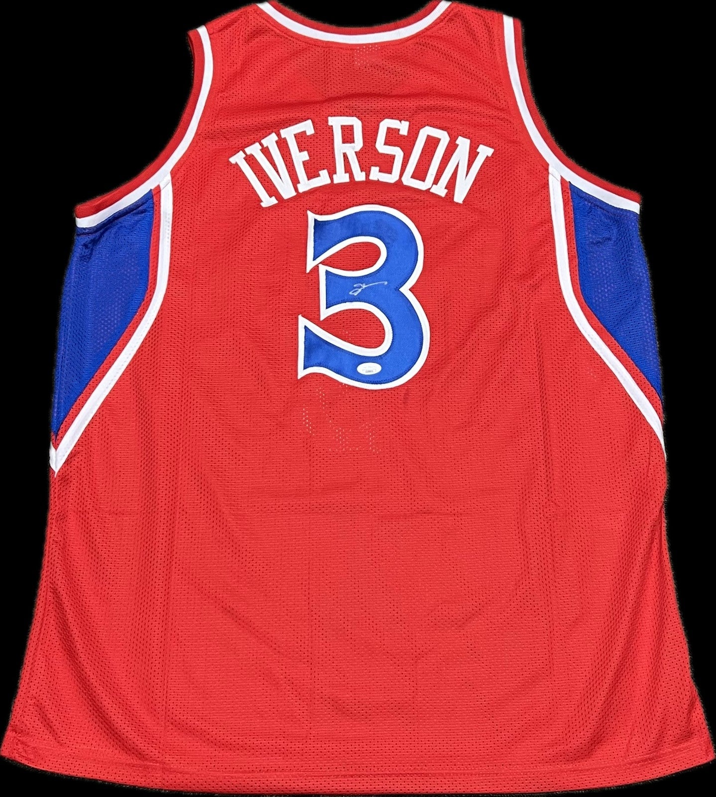 Allen Iverson Signed Jersey PSA Philadelphia 76ers Autographed