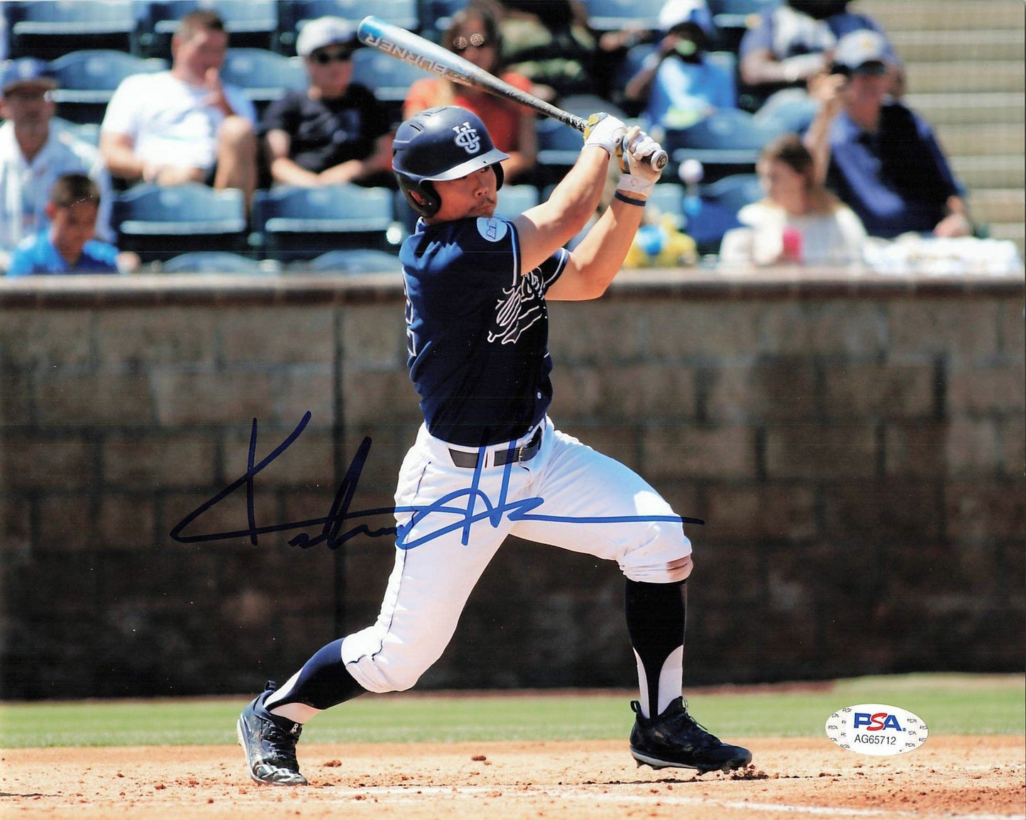 Keston Hiura signed 8x10 photo PSA/DNA Milwaukee Brewers Autographed