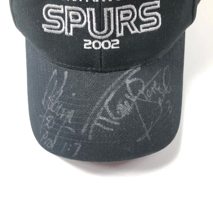 Tim Duncan, David Robinson, Steve Smith Signed Hat PSA/DNA San Antonio Spurs Aut