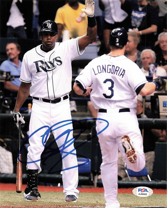 CLIFF FLOYD signed 8x10 photo PSA/DNA Autographed Tampa Bay Rays