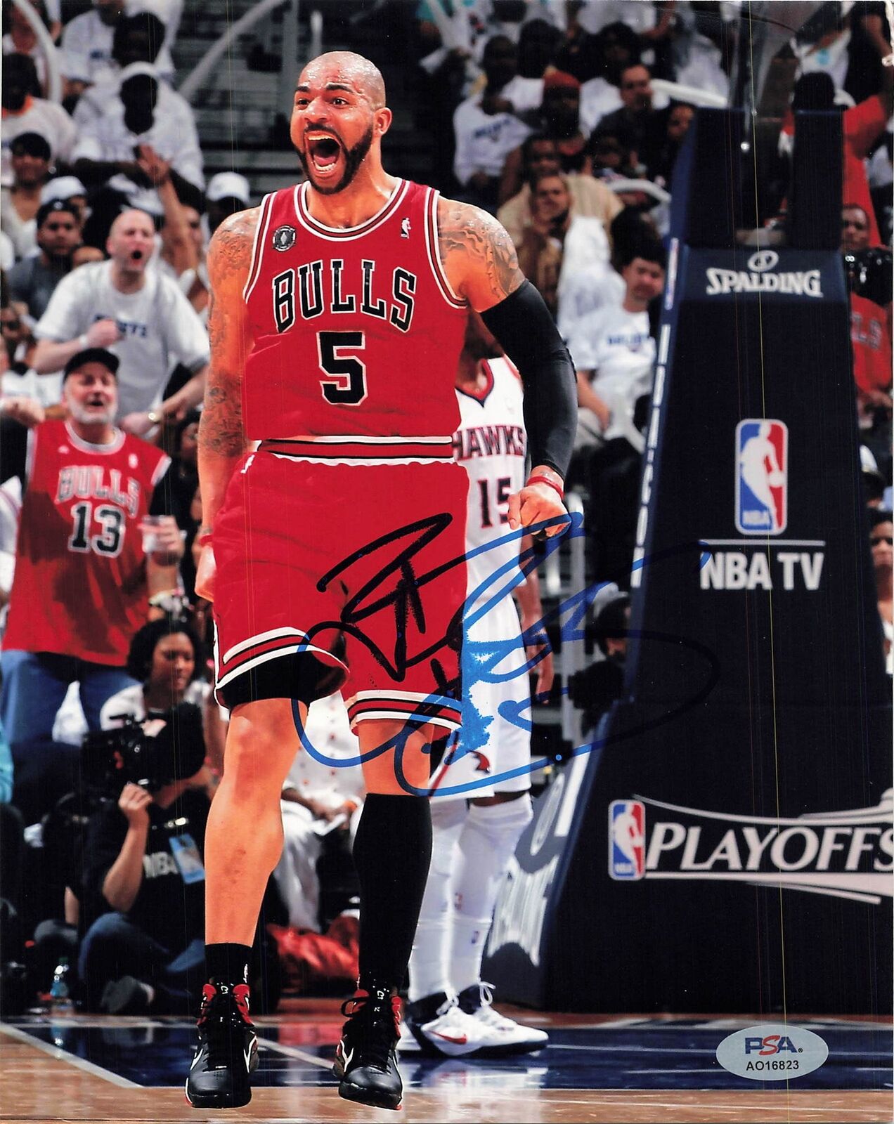 Carlos Boozer signed 8x10 photo PSA/DNA Chicago Bulls Autographed