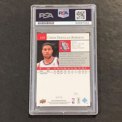 2008-09 Upper Deck Basketball #119 Chris Douglas-Roberts Signed Card AUTO PSA Sl