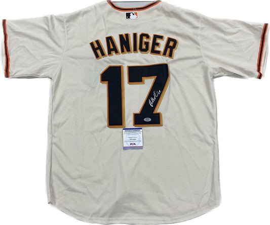 Mitch Haniger signed jersey PSA/DNA San Francisco Giants Autographed