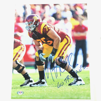 Matt Kalil signed 11x14 photo PSA/DNA USC Trojans Autographed