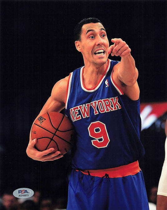 PABLO PRIGIONI signed 8x10  photo PSA/DNA  New York Knicks Autographed