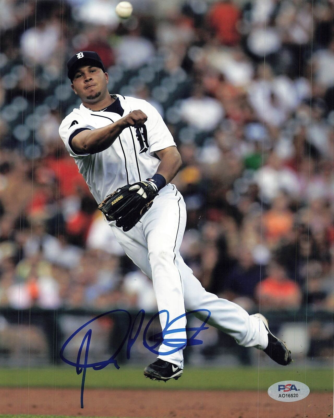 Jhonny Peralta signed 8x10 photo PSA/DNA Tigers Autographed