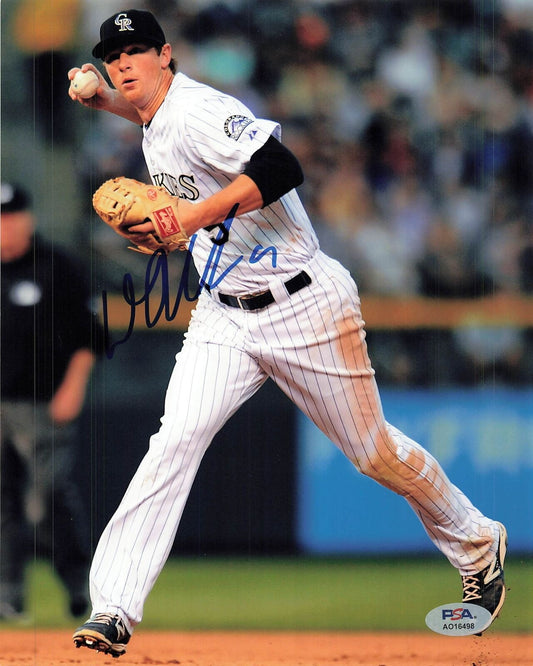 Dj Lemahieu signed 8x10 photo PSA/DNA Colorado Rockies Autographed