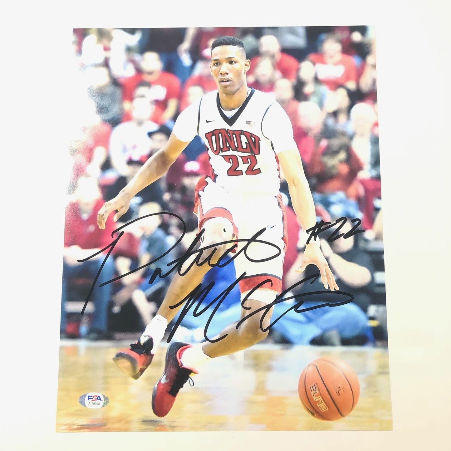 Patrick McCaw signed 11x14 photo PSA/DNA UNLV Autographed Raptors