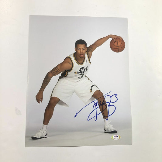 Trey Burke signed 11x14 photo PSA/DNA Michigan Jazz 76ers Autographed