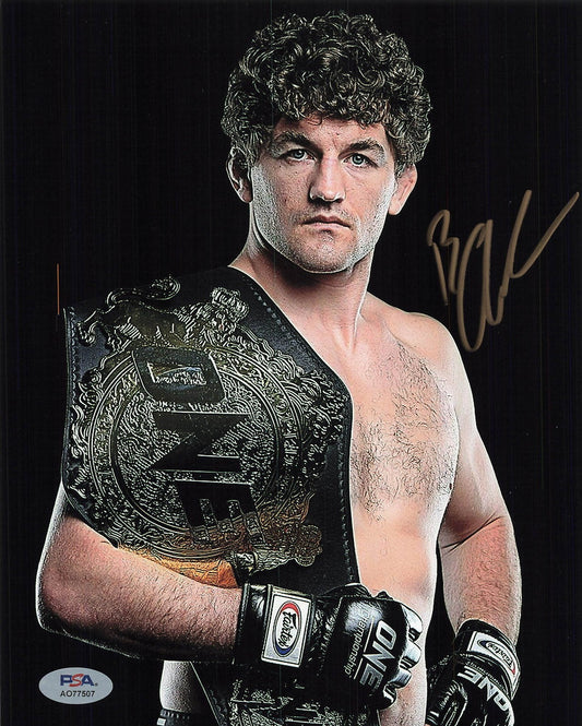 Ben Askren Signed Photo PSA Wrestling