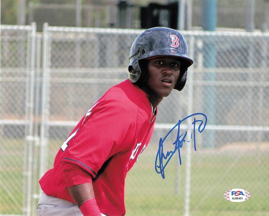 LUIS ALEXANDER BASABE signed 8x10 photo PSA/DNA Boston Red Sox Autographed