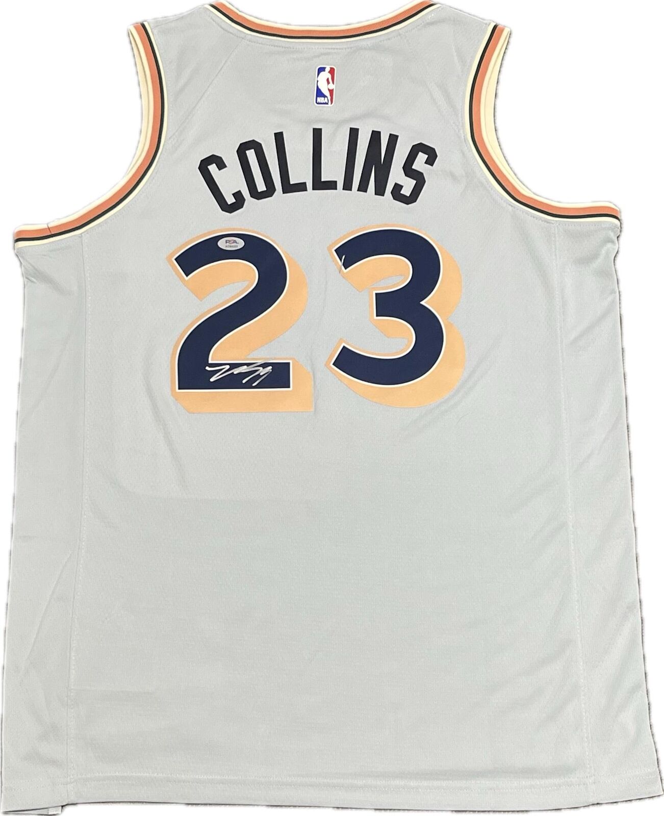 Zach Collins signed jersey PSA/DNA San Antonio Spurs Autographed