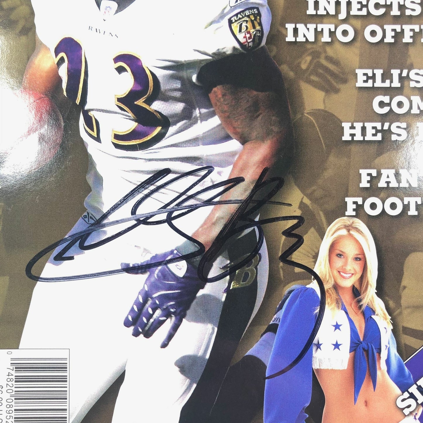 Willis McGahee Signed Magazine PSA/DNA Baltimore Ravens Autographed