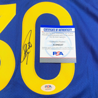 Stephen Curry signed jersey PSA/DNA Golden State Warriors Autographed