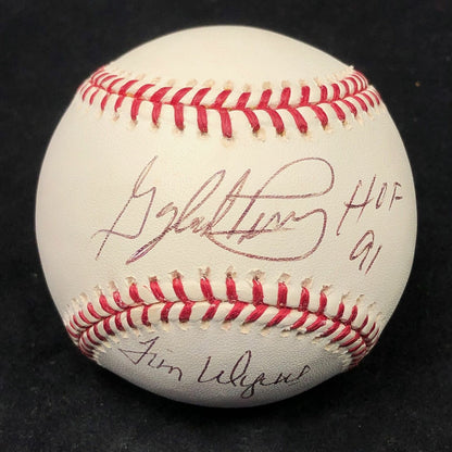 GAYLORD PERRY KEVIN BASS JIM WYNN Signed Baseball PSA/DNA Autographed