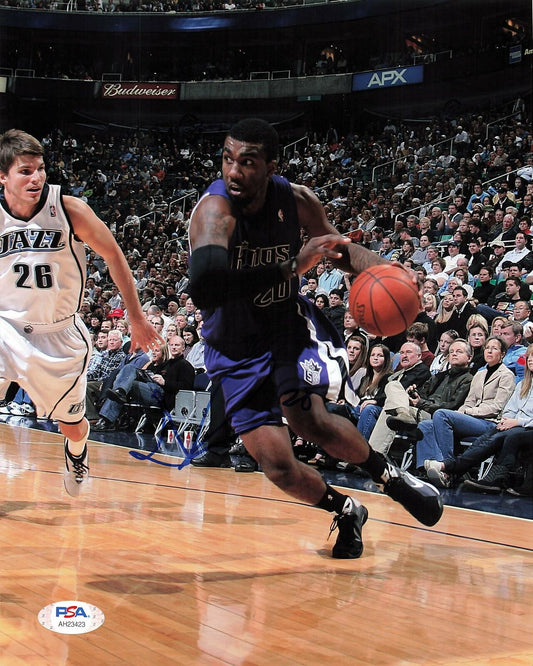 Donte Greene signed 8x10 photo PSA/DNA Sacramento Kings Autographed