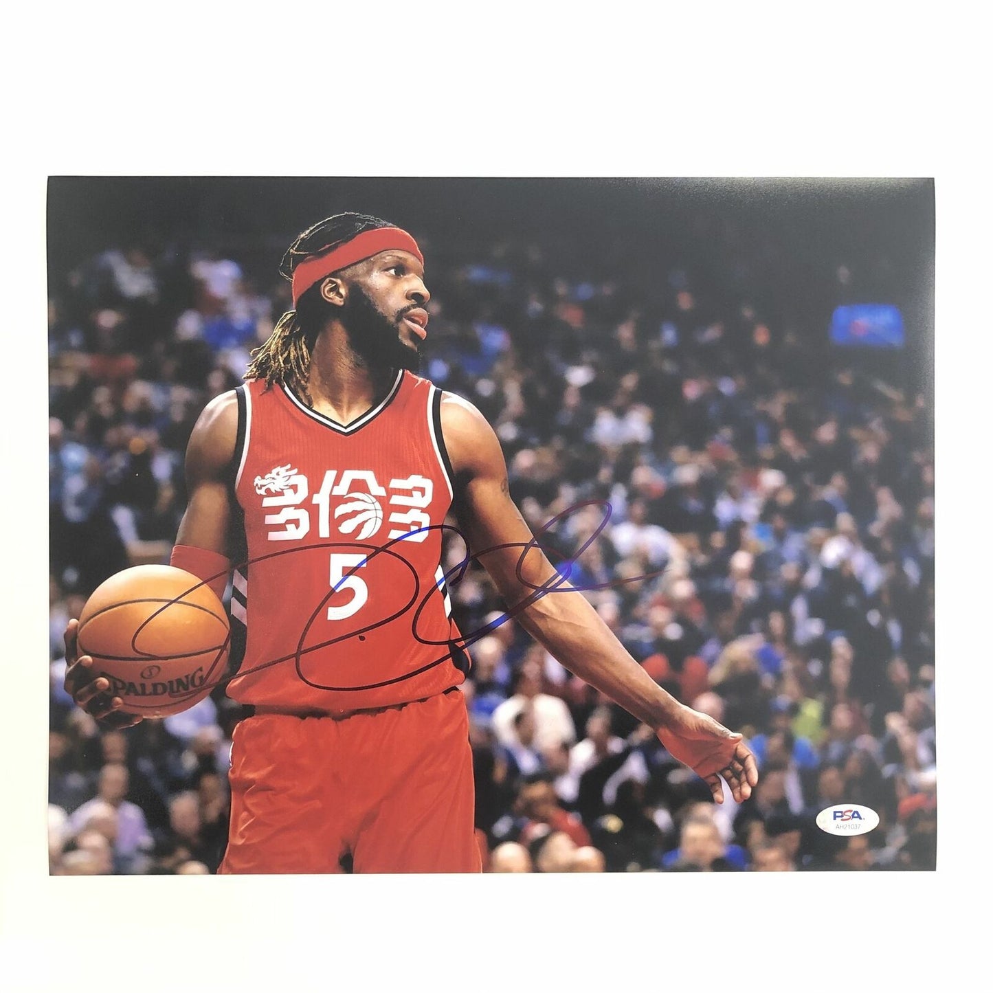 DeMarre Carroll signed 11x14 photo PSA/DNA Toronto Raptors Spurs Autographed